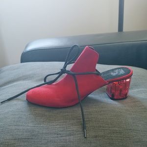 🆕 Free people suede low heel sandal